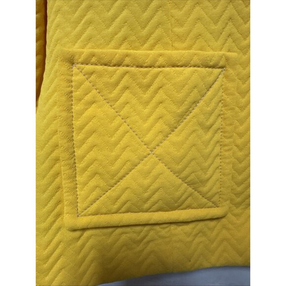 vintage Tucker women’s Yellow blazer Size large 60’s 70’s - Picture 3 of 7